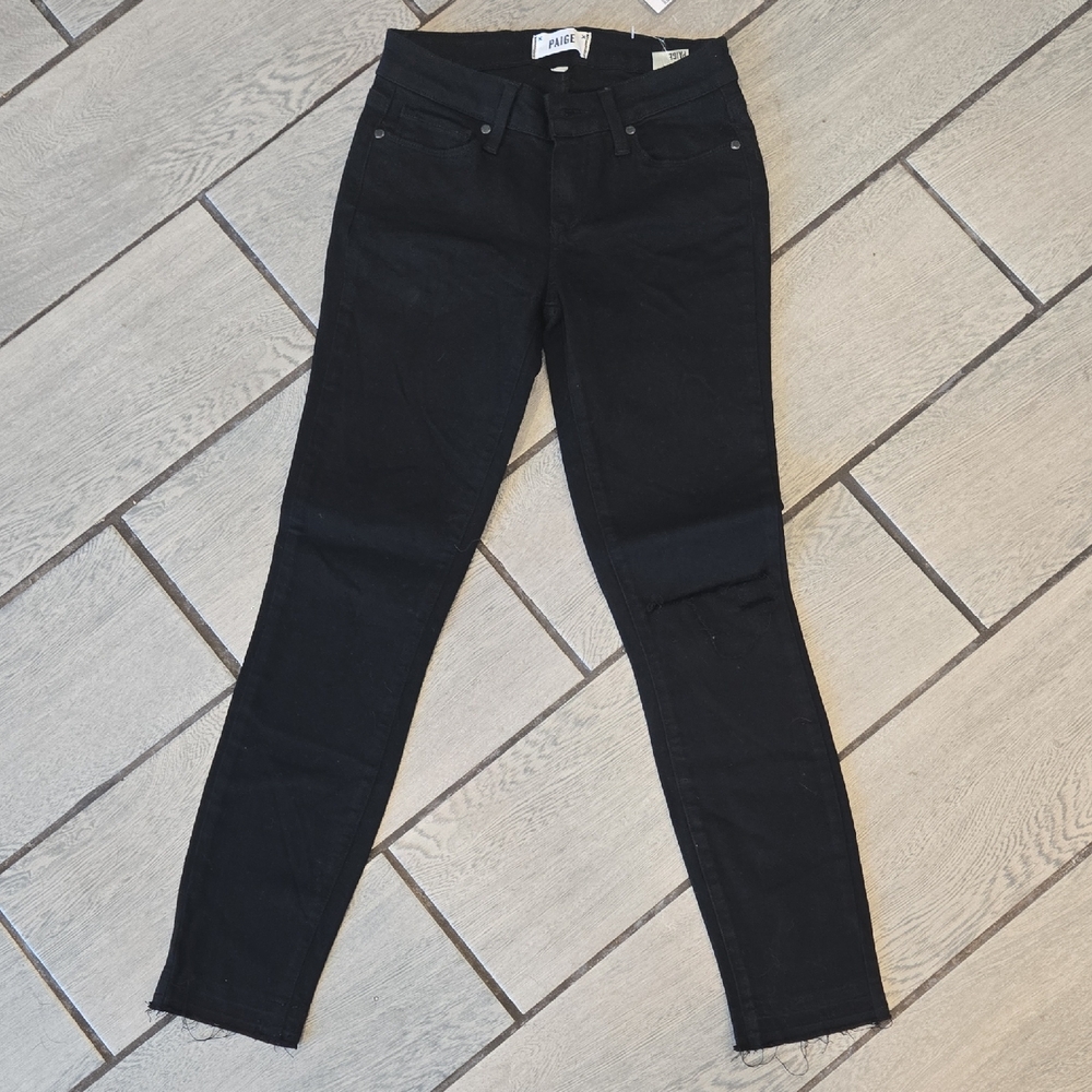 Paige Verdugo Ultra Skinny Jeans Black – Size 25 – NWT wp200